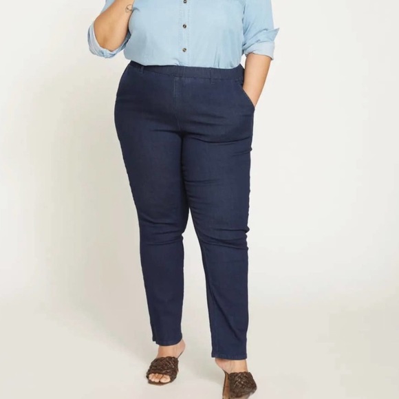 Universal Standard Denim - UNIVERSAL STANDARD M long ComfortDenim Pull On and Go Anywhere Pants ML